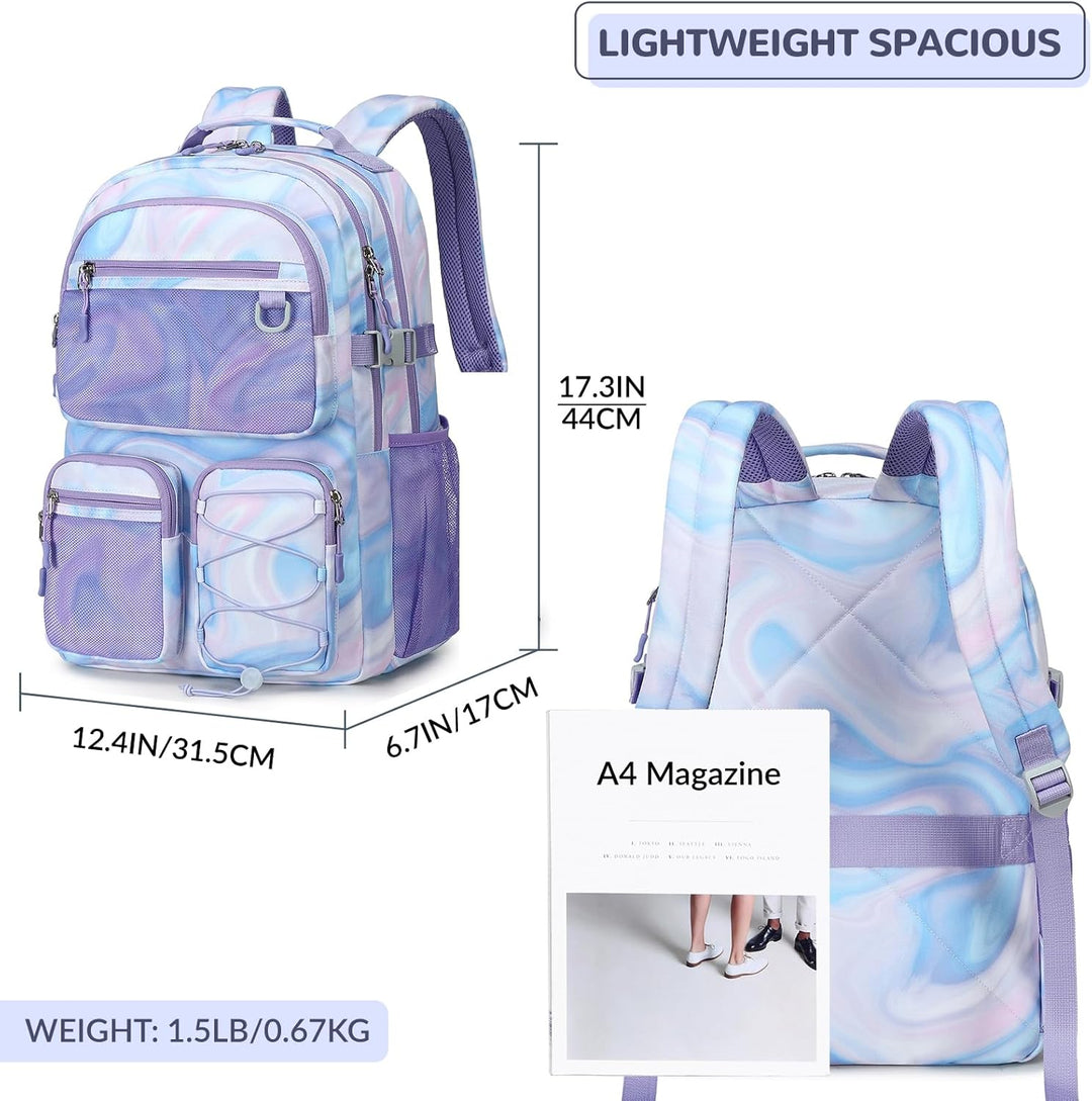 Mochila Lohol de Bolsillos Múltiples para Viajes y Universidad, Moc...
