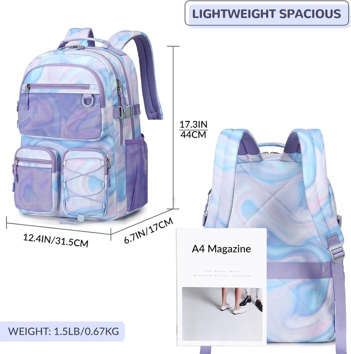 Mochila Lohol de Bolsillos Múltiples para Viajes y Universidad, Moc...