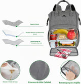MATEIN Mochila de almuerzo aislada para mujer, mochila para laptop...