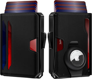 GAOCHALE AirTag - Cartera para hombre con tecnología RFID, tarjeter...