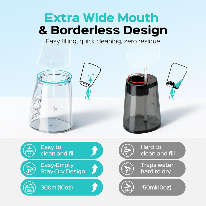 COSLUS - Irrigador de agua portátil para dientes: 3 modos y 6 ajust...
