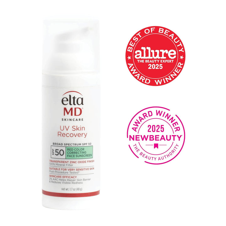 EltaMD Protector solar facial UV para recuperación de la piel con ó...