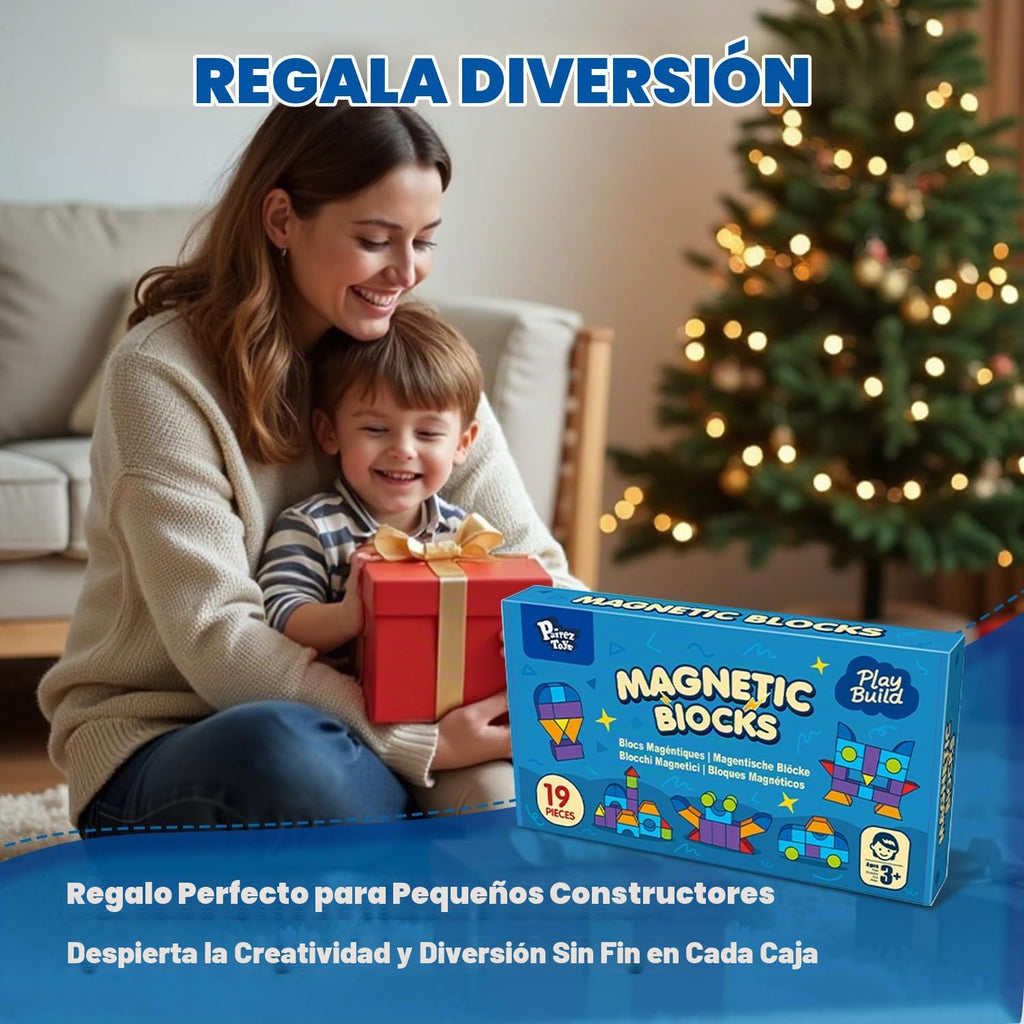 Bloques magnéticos, bloques apilables grandes de 1.65 pulgadas