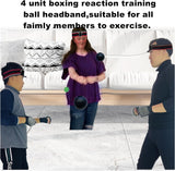 KANGHUANG Reflex Balls - Juego de diadema de boxeo para