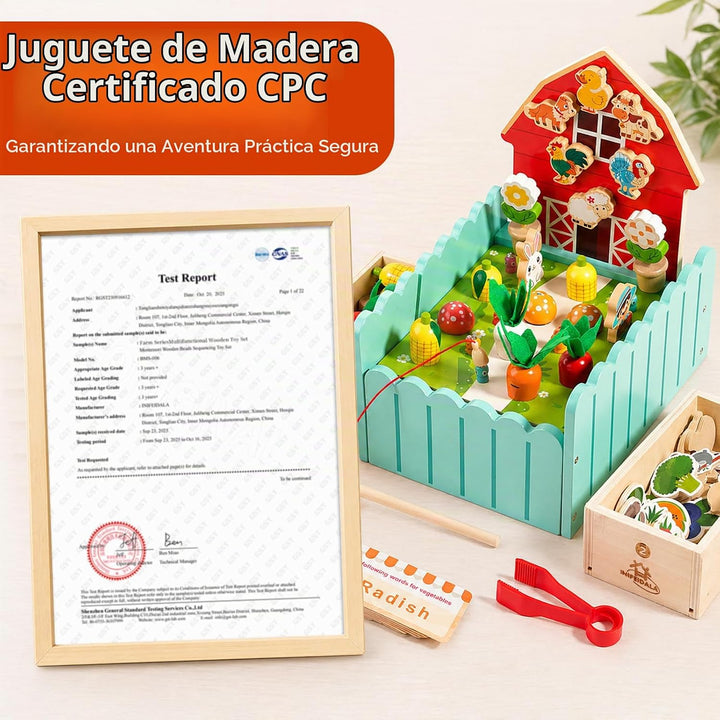 INIFEIDALA Juguetes Montessori para niños y niñas de 2, 3, 4, 5 año...