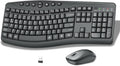 Teclado y Ratón Inalámbricos Combo, Teclas Curvadas Ergonómicas y Silenciosas (Gris Grafito)