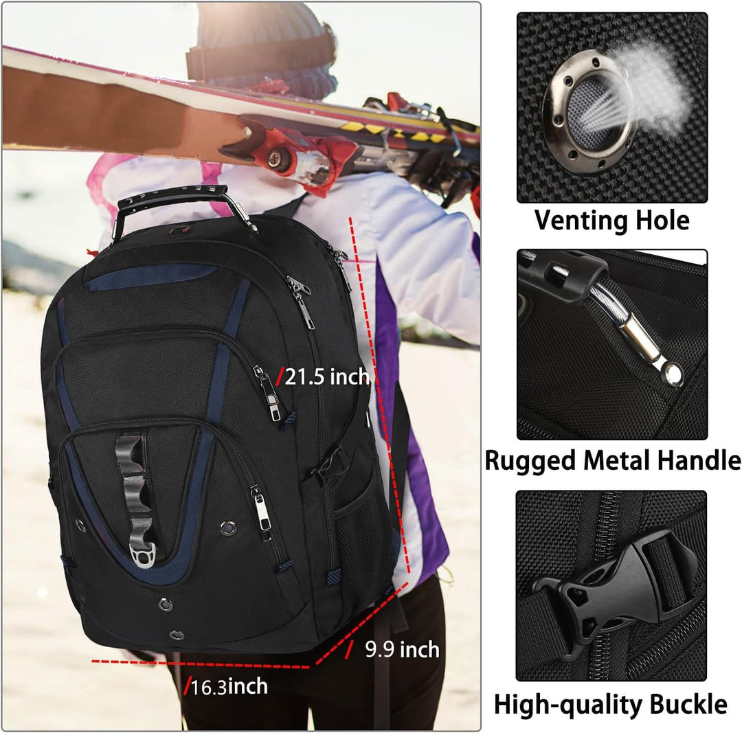 Mogplof - Mochila para portátil de 18.4" para hombres y mujeres...