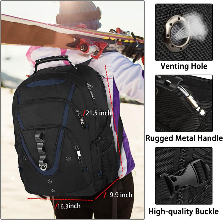 Mogplof - Mochila para portátil de 18.4" para hombres y mujeres...