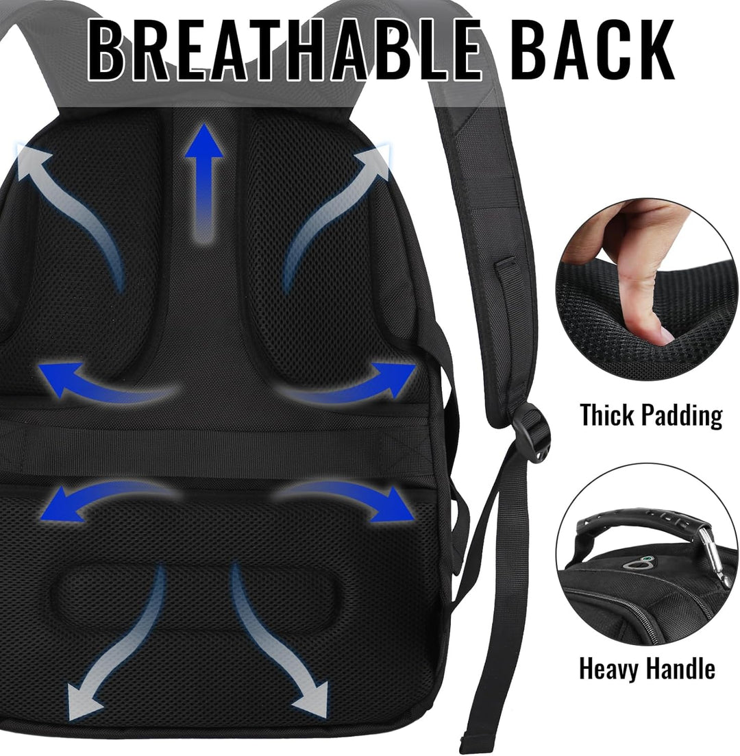 YOREPEK Mochila de viaje, mochilas para laptop de 15.6 pulgadas par...