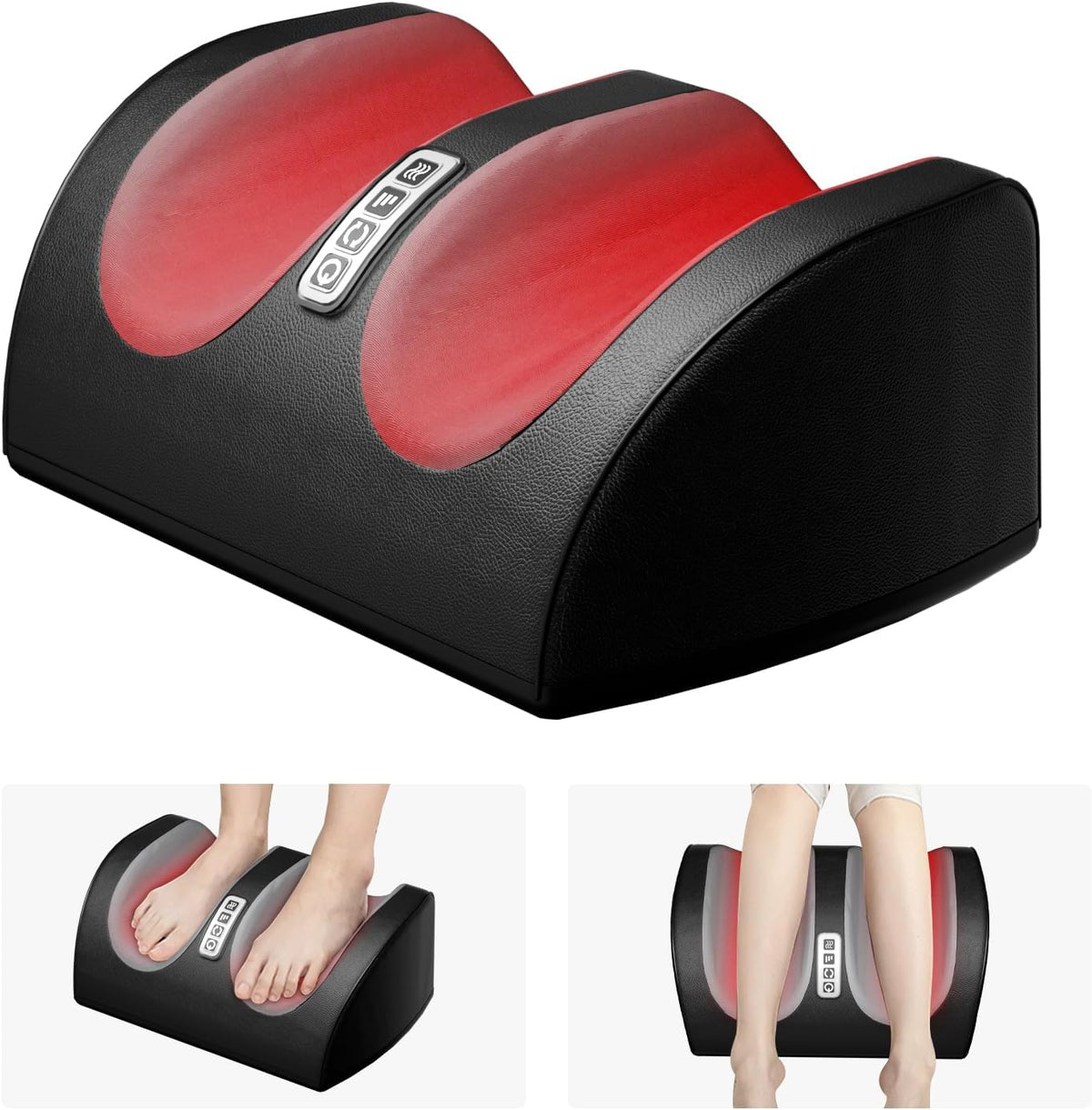 LINGTENG - Masajeador de pies Shiatsu con calor, masajeador de pies HSA