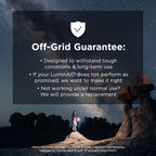 Lámpara LuminAID Nova - Linterna LED solar inflable para camping, senderismo y