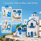 PANTASY Aegean Villa Architecture - Juego de construcción para adultos