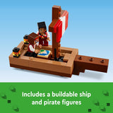 LEGO Minecraft The Pirate Ship Voyage juego de juguete de