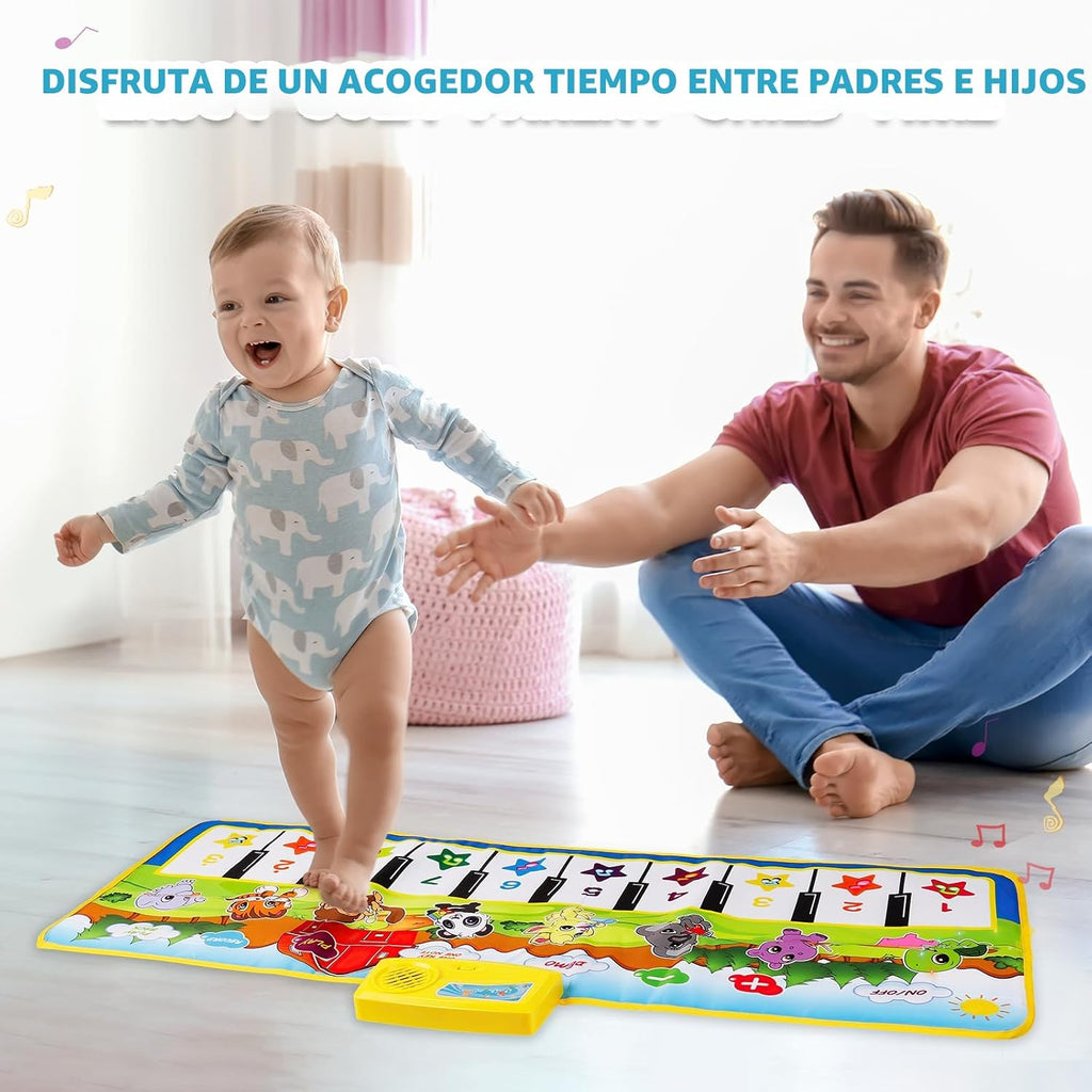 Alfombrilla de piano, tapete musical, piano de piso, juguetes para niños