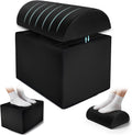 Lámpara Reposapiés ajustable para debajo del escritorio en el trabajo, reposapiés ergonómico con 3 pies de altura ajustable para debajo del escritorio, reposapiés de oficina con funda de malla extraíble
