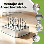 Caja de arena de acero inoxidable cerrada, bandeja de metal cubierta XL
