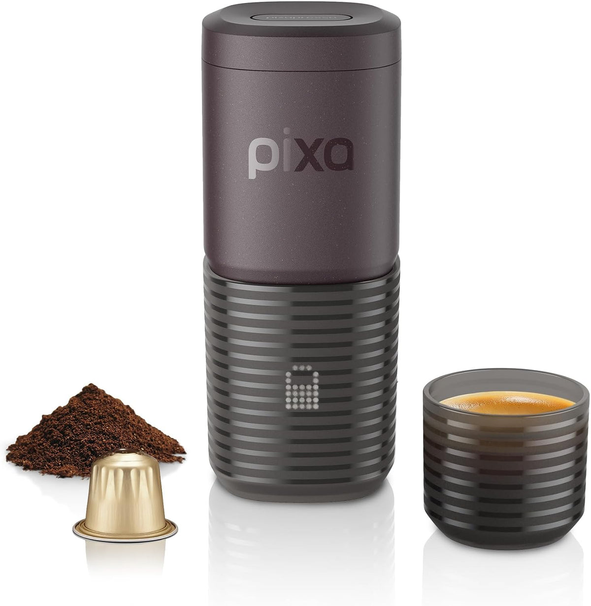 WACACO Pixapresso Máquina de café espresso eléctrica y portátil (borgoña