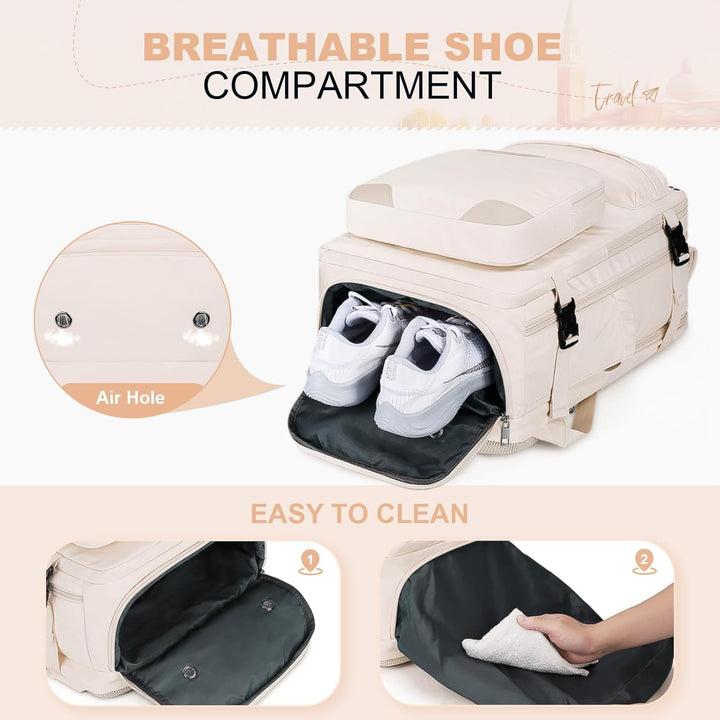 Maelstrom Mochila de viaje para mujeres y hombres, mochila para lap...
