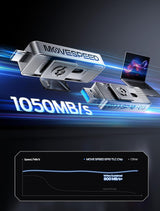 MOVE SPEED 1 TB 1050 MB\/s Unidad Externa de Alta Velocidad de Lect...
