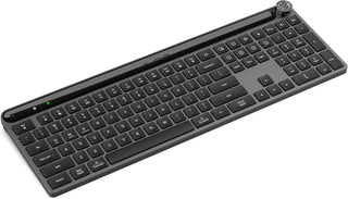 JLab Epic - Teclado inalámbrico, negro, Bluetooth\/USB multidisposi...