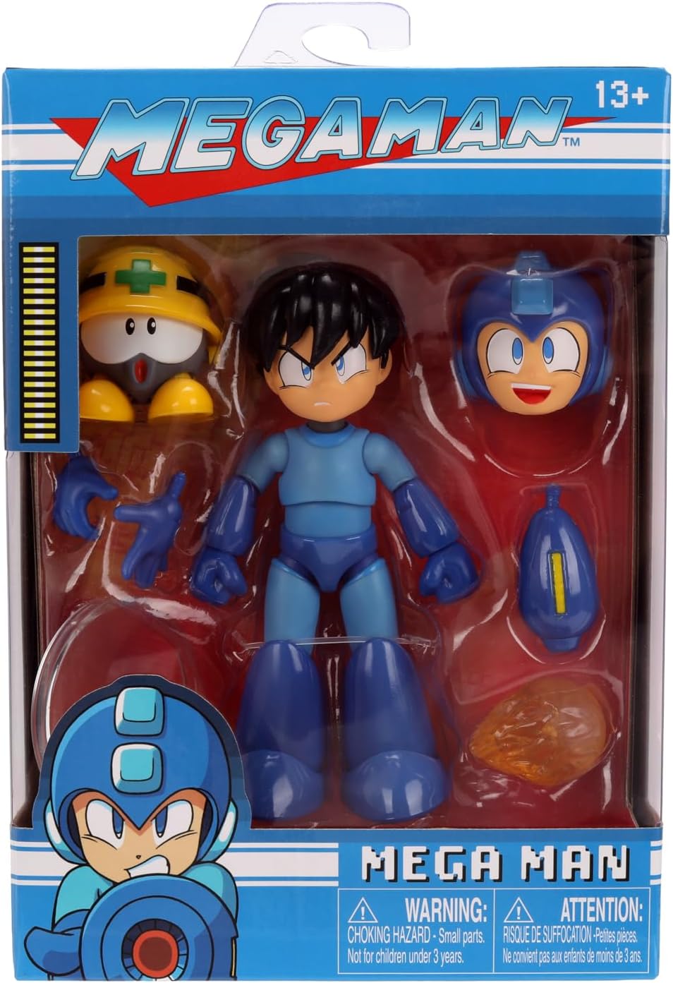 Jada Mega Man Wave 3 Figura de acción de Mega Man con figura de Neo...