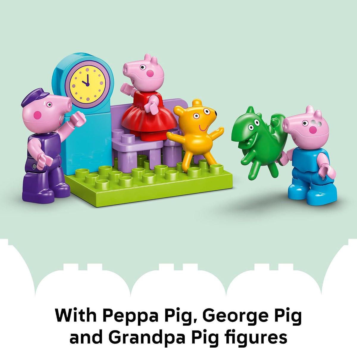 LEGO DUPLO Peppa Pig Tren Paseo con Grandpa Pig 10466