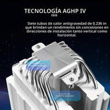 Thermalright Enfriador de aire para CPU PS120SE ARGB, enfriador de...