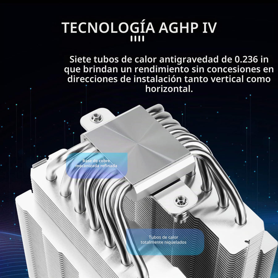 Thermalright Enfriador de aire para CPU PS120SE ARGB, enfriador de...
