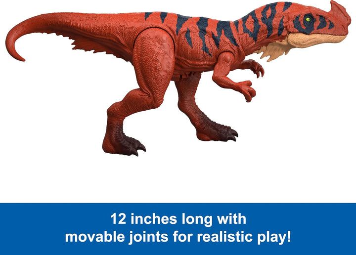 Mattel Jurassic World Wild Roar Afrovenator - Figura de acción de d...