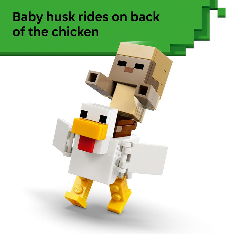LEGO Minecraft Pollo Jockey Ataque al Desierto 21592 | Juguetes de...