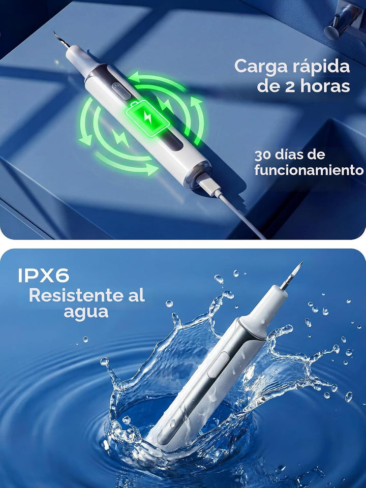 Removedor ultrasónico de placa para dientes, removedor de sarro de...