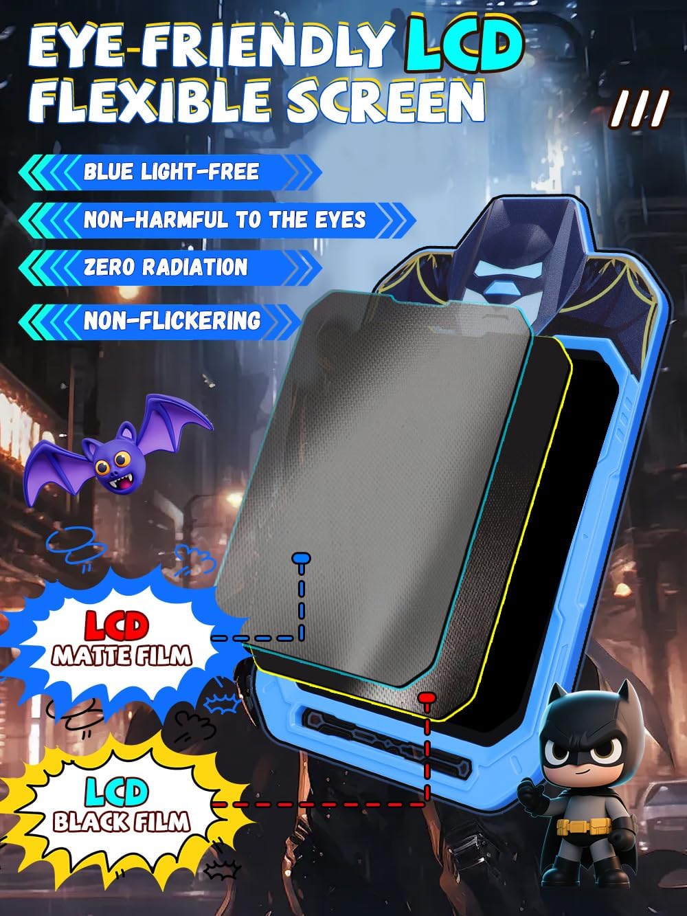 Fullware - Tableta de escritura LCD para niños de 10 pulgadas Bat H...