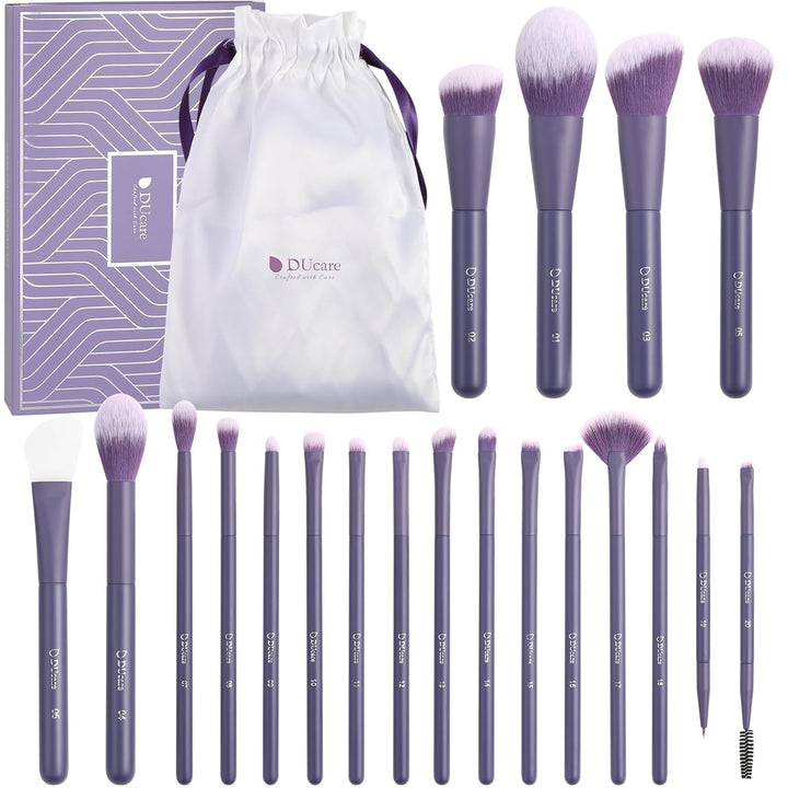DUcare Juego de Brochas de Maquillaje Profesional de 20 piezas Broc...