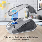 HOTWEEMS D-09 - Ratón inalámbrico para laptop, ergonómico Plus, mou...