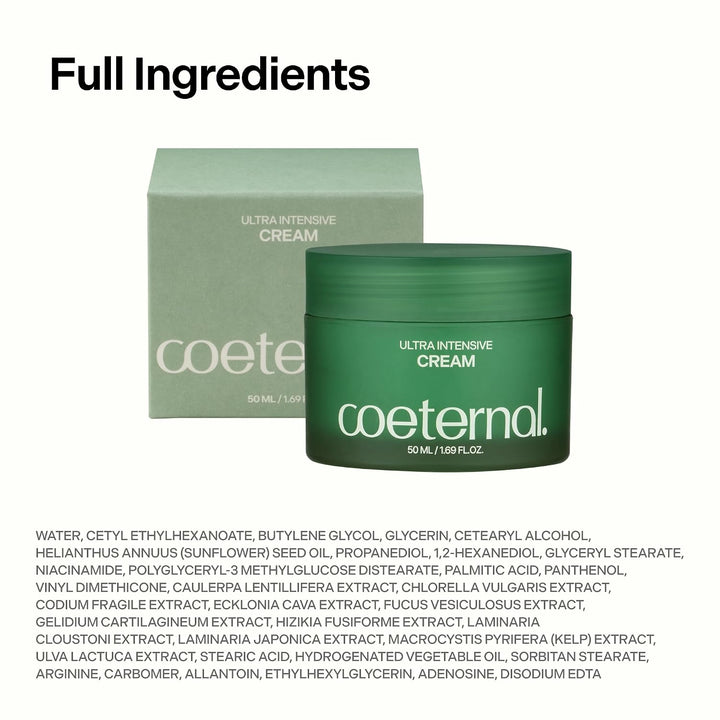 coeternal Crema ultra intensiva, hidratante facial coreano hidratan...