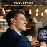 TOZO Auriculares inalámbricos híbridos con cancelación activa de ru...