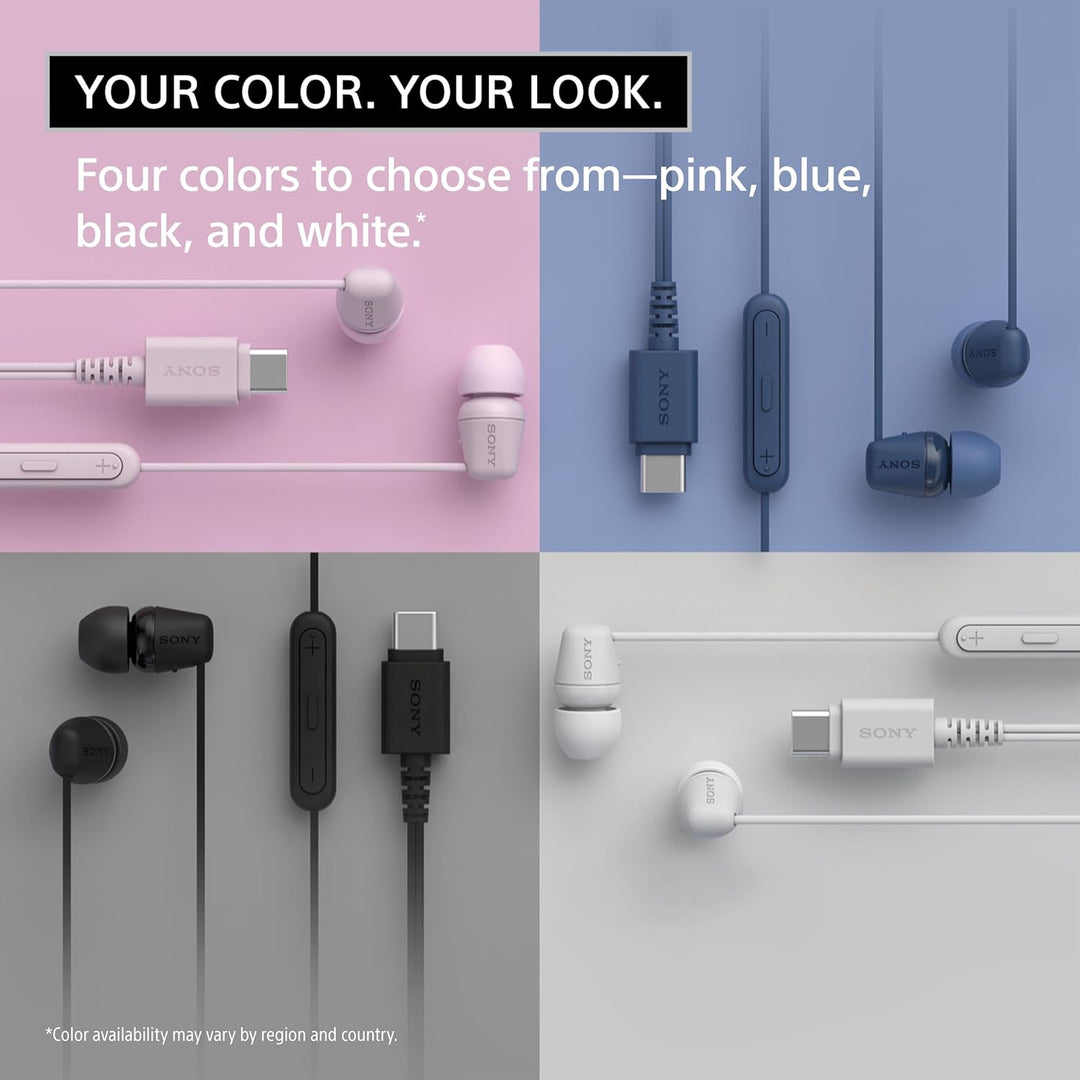 Sony IER-EX15C Enchufe USB-C, auriculares intrauditivos con cable p...