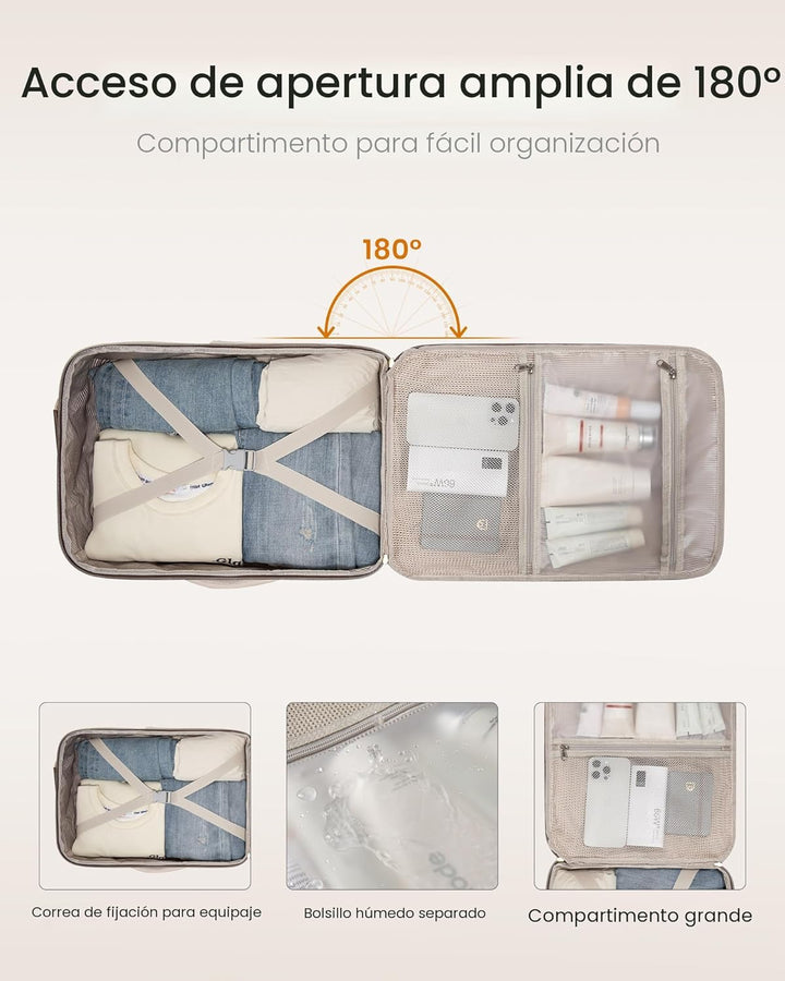 LOVEVOOK 40L - Mochila de viaje para mujeres y hombres, aprobada po...