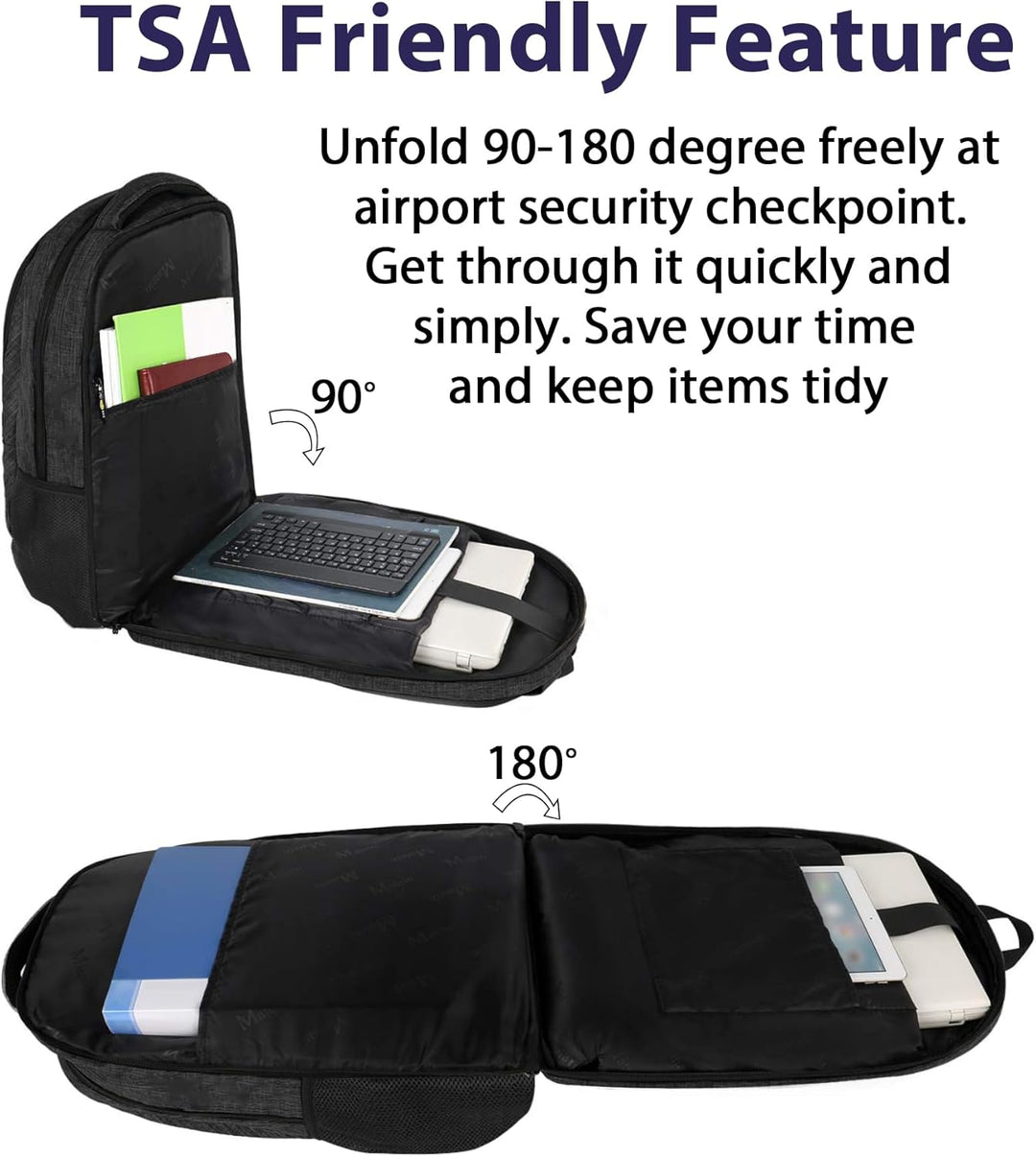 MATEIN Mochila extragrande de viaje para laptop de 50 L, resistente...