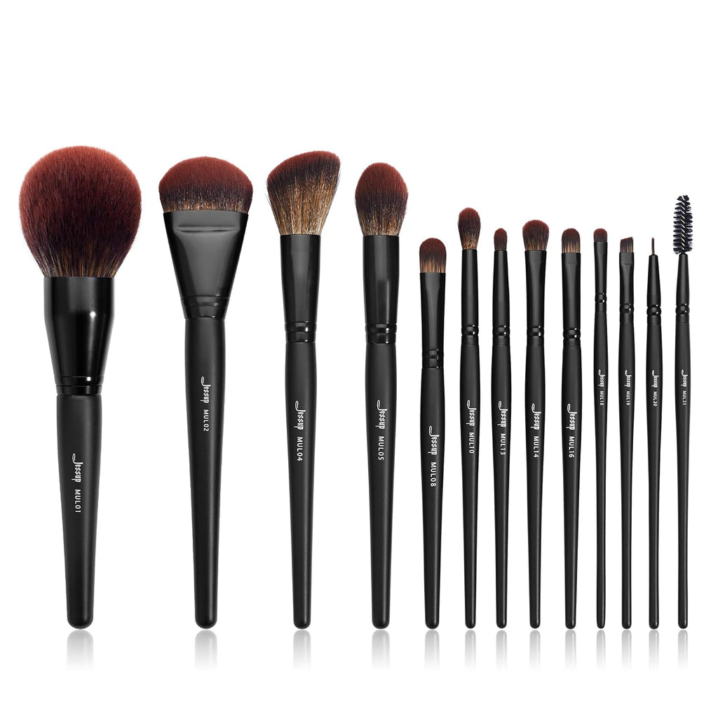 Jessup Juego completo de brochas de maquillaje, 13 piezas