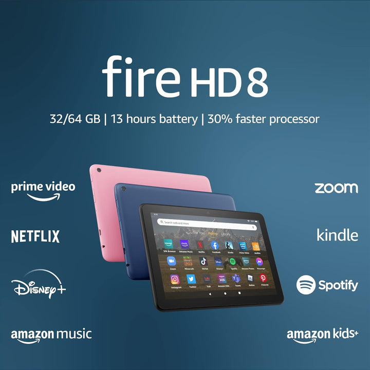 Tableta Amazon Fire HD 8, pantalla HD de 8", 32 GB, procesador...