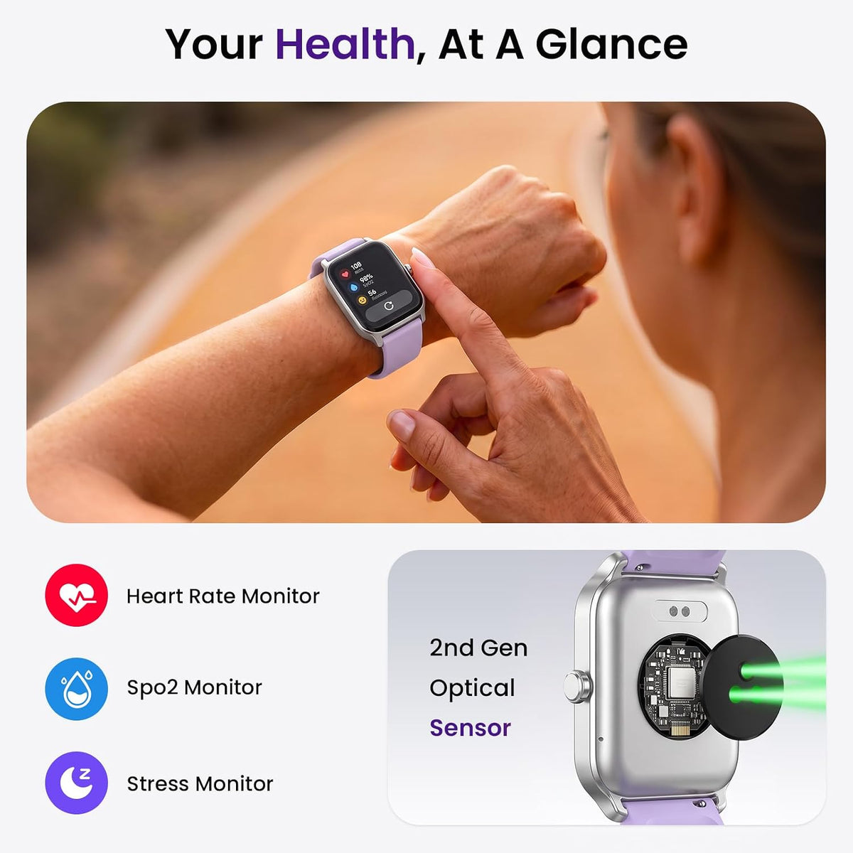 Fitpolo Relojes inteligentes para mujeres y hombres, Alexa incorporado de 1.8 pulgadas, reloj de seguimiento de actividad para Android iOS, rastreador de actividad impermeable con 100 deportes, GPS