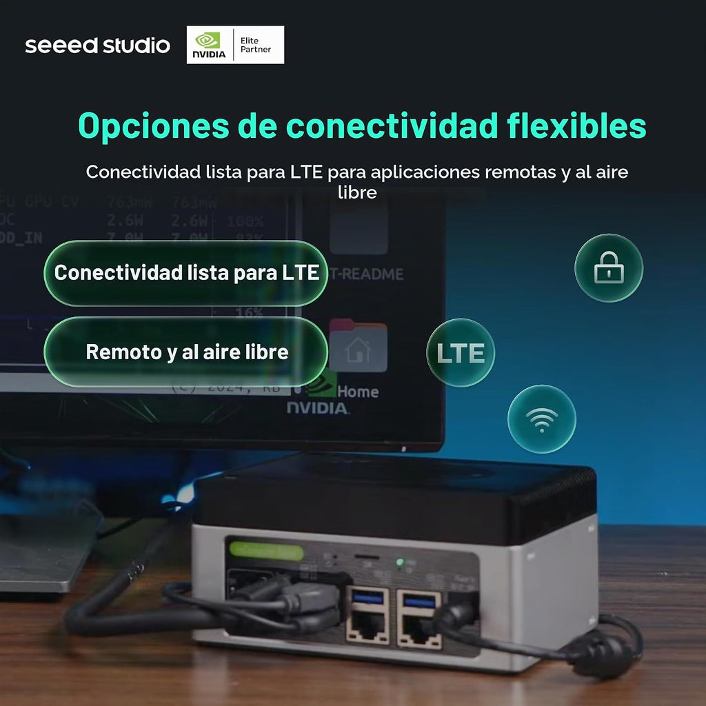 reComputer Super J4012 - Computadora Avanzada de IA de Borde con NVIDIA Jetson Orin NX 16GB