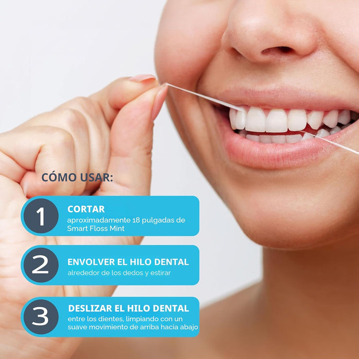 drTung's Smart Floss Mint para dientes \u2013 Hilo dental expan...