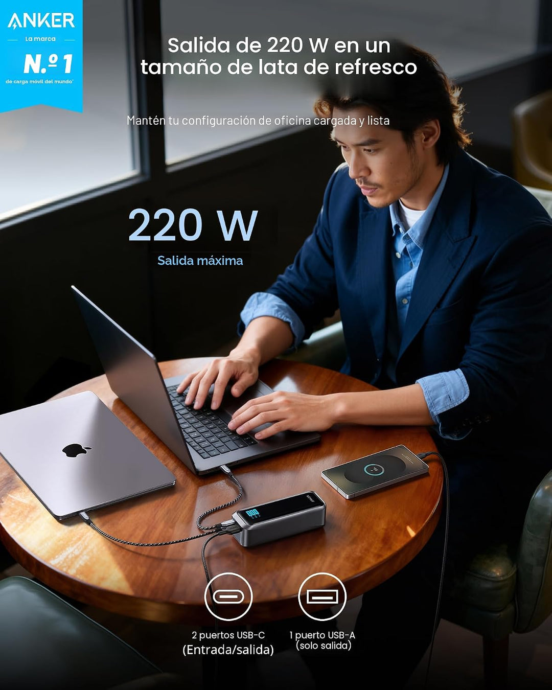 Anker Prime Power Bank y batería de carga móvil PD (paquete)