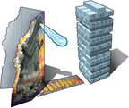 Jenga: Edición Extrema de Godzilla | Basado en la Clásica Franquicia de Películas de Monstruos Godzilla | Juego de Jenga Coleccionable | Juego Único con Pieza Movible de Godzilla
