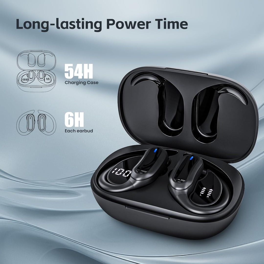 Auriculares inalámbricos, auriculares Bluetooth 5.4, auriculares es...
