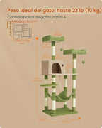 Feandrea - Árbol para gatos, torre para gatos de 55.8 pulgadas de alto
