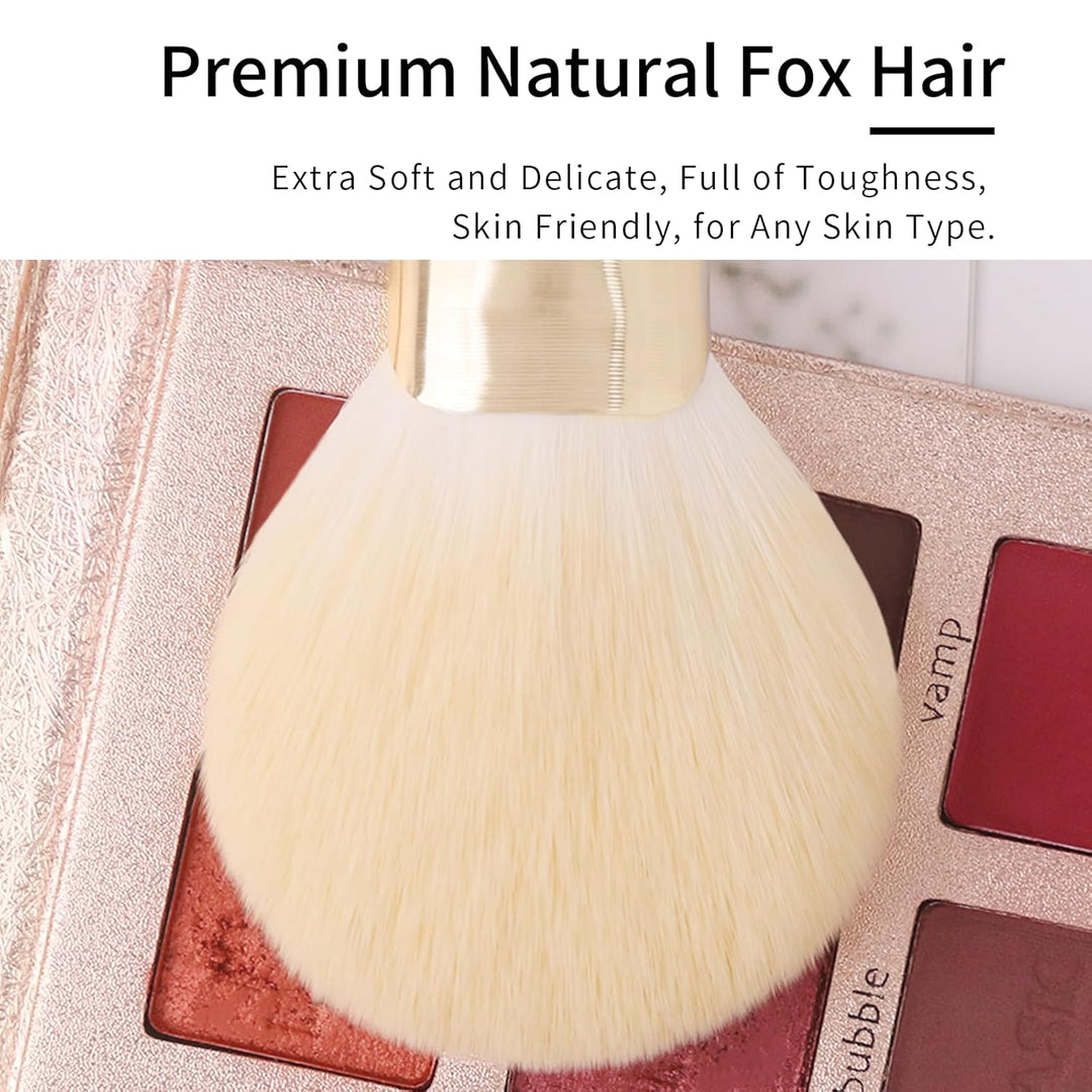 Luxury ENZO KEN - Juego de brochas de maquillaje de pelo natural pr...