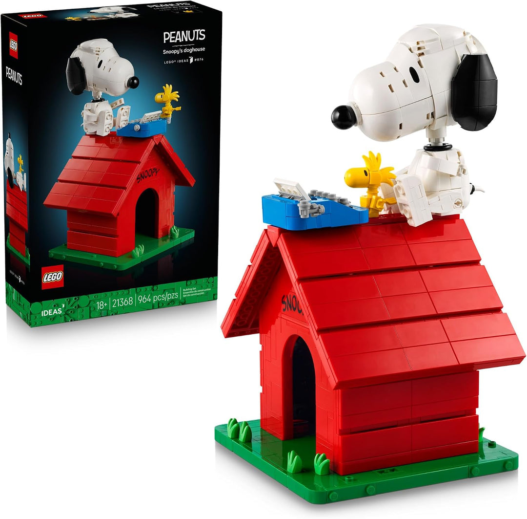 LEGO Ideas Peanuts: Caseta del perro de Snoopy 21368 | Juego de con...